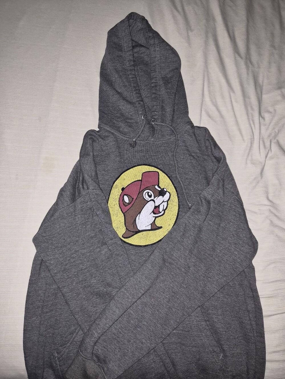 Buc-ee’s Gray Hoodie 🦫🩶 Size Large